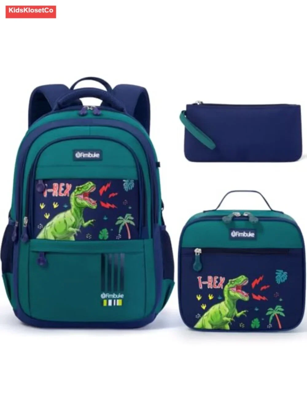 Kids Backpack Set with Lunch Box and Pencil Pouch